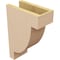 Ekena Millwork 5"W x 10"D x 15"H Classic Alpine Rough Cedar Woodgrain TimberThane Corbel, Primed Tan CORUR05X10X15ALPRCPR - alternate 2